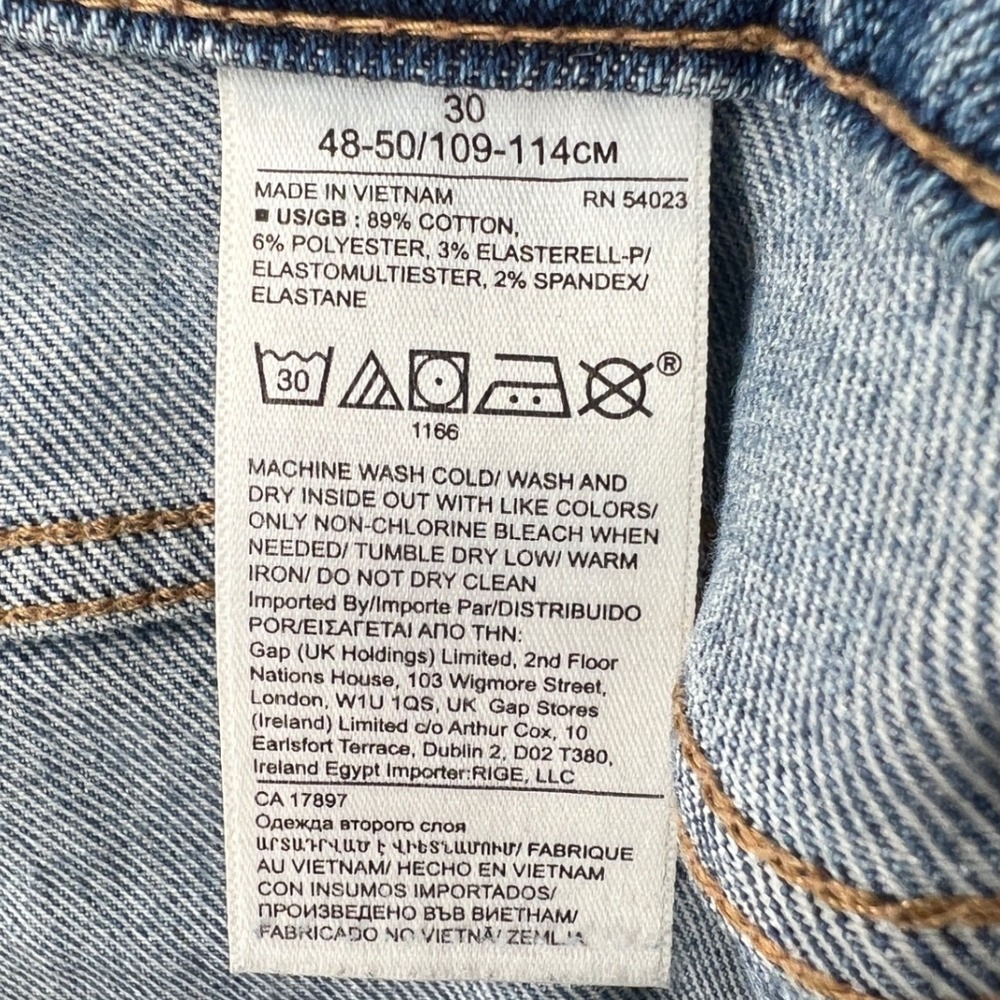 Banana Republic Washwell Mid-Rise Skinny Jeans Size 30 Medium Wash Stretch Denim - Picture 7 of 7